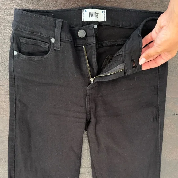 Paige Verdugo Ultra Skinny Black Jeans Size 28 - Picture 5 of 5